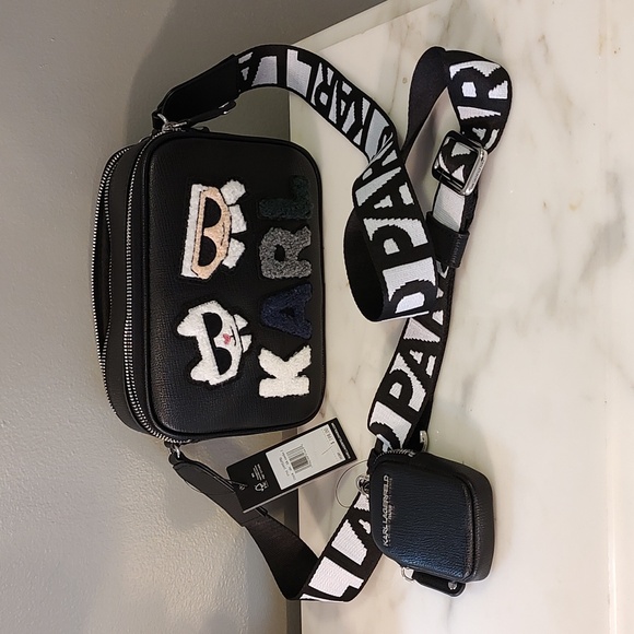Karl Lagerfeld Handbags - Fun and Fuzzy Karl Lagerfeld Crossbody
